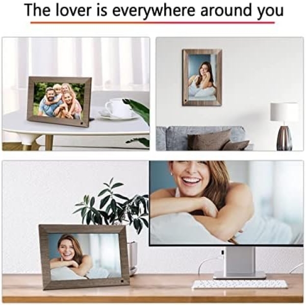 10.1 WiFi Digital Photo Frame, Canupdog IPS Touch Screen Smart Cloud Photo Frame - Image 6