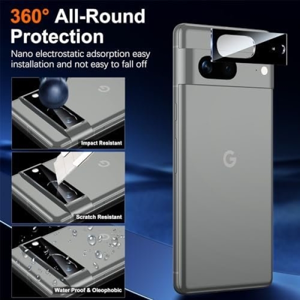 UniqueMe for Google Pixel 8 Screen Protector, [Compatible Fingerprint Unlock] - Image 5