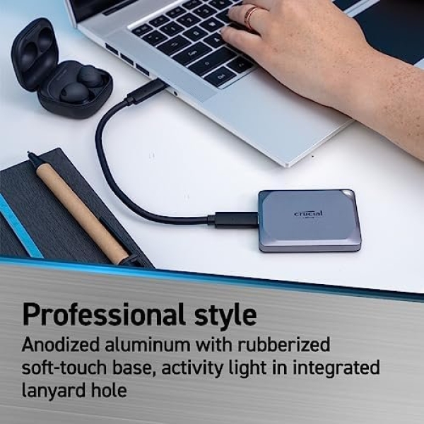 Crucial X9 Pro 1TB Portable SSD - Up to 1050MB/s Read and Write - Image 6