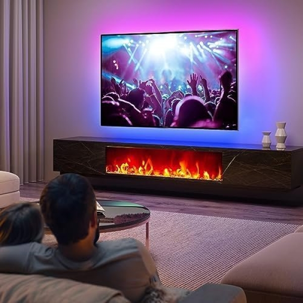 Greenstell TV Mount with LED Lights, TV Wall Mount for 47-84 Inch TVs, Full - Image 3