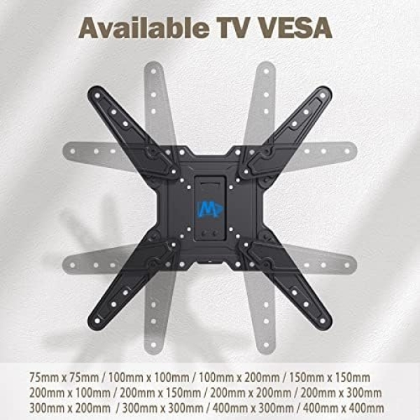 Mounting Dream TV Wall Mount for Most 26-55 Inch TVs, Full Motion TV Mount with - Image 8
