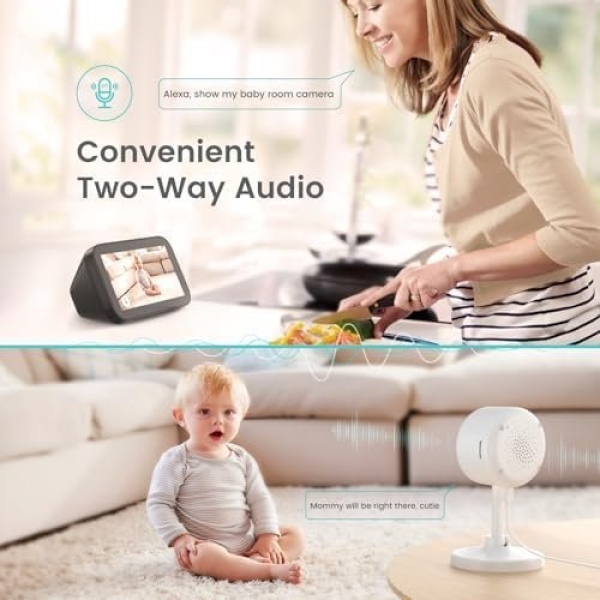 Indoor Camera, litokam Cameras for Home Security with Night Vision, Pet Camera - Image 7