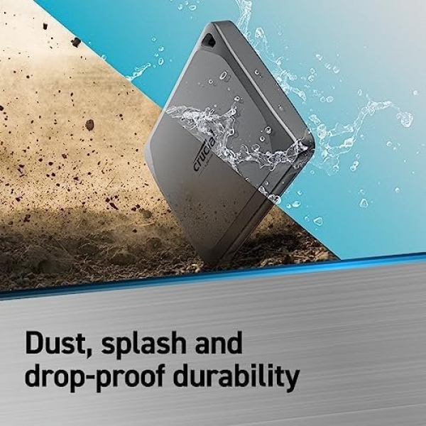 Crucial X9 Pro 1TB Portable SSD - Up to 1050MB/s Read and Write - Image 3