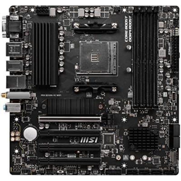 MSI PRO B550M-VC WiFi ProSeries Motherboard (AMD AM4, DDR4, PCIe 4.0, SATA - Image 3