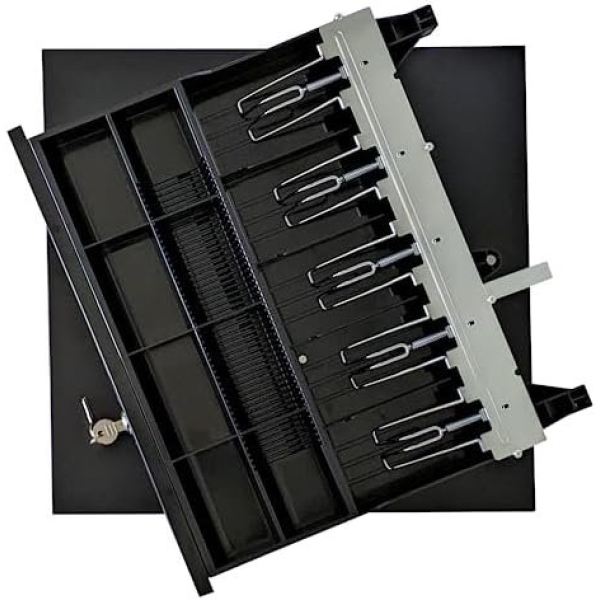 ADD Cash Drawer 16"x16.5"x4" POS Cash Box with Cash Register Till Tray - Image 8