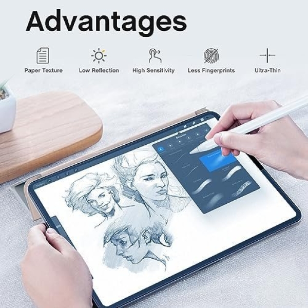 MOBDIK [2 PACK] Paperfeel Screen Protector Compatible with iPad Pro 11 - Image 2