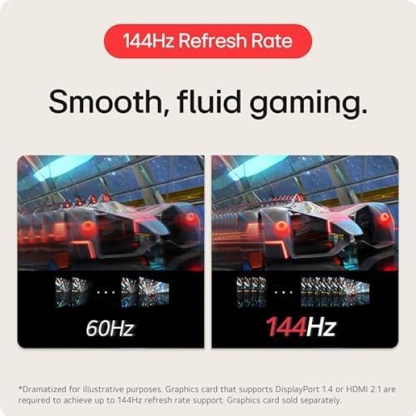 LG 27" UltraGear 4K UHD (3840x2160) Gaming Monitor, 144Hz, 1ms, VESA DisplayHDR - Image 3