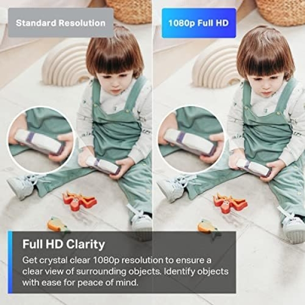 TP-Link Tapo Pan/Tilt Security Camera for Baby Monitor, Pet Camera w/ Motion - Image 4