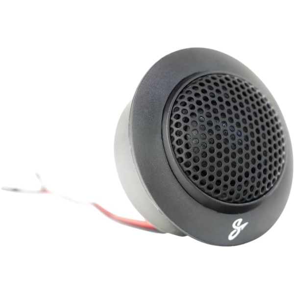 STINGER Audio 1" High-Fidelity Car Audio Silk Dome Speaker Tweeter, 50W RMS/100W
