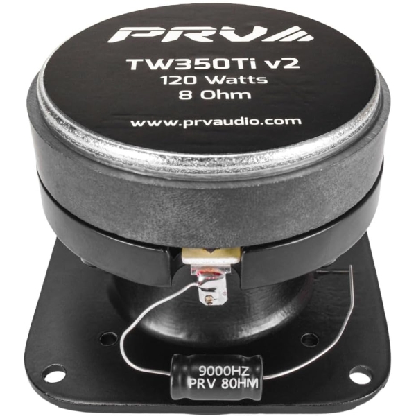 PRV AUDIO Car Audio Tweeters 240 Watts Bundle TW350Ti v2 Titanium Bullet 3x3 PRO - Image 4