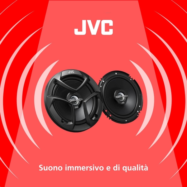 JVC CS-J620 300W 6.5" CS Series 2-Way Coaxial Car Speakers, Set of 2 - Image 2
