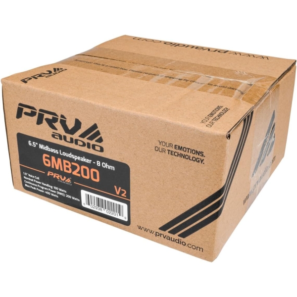 PRV AUDIO 6.5 Inch Midbass Speaker 6MB200 v2 8 Ohm - 200 Watts 93.5 dB 1.5" - Image 6
