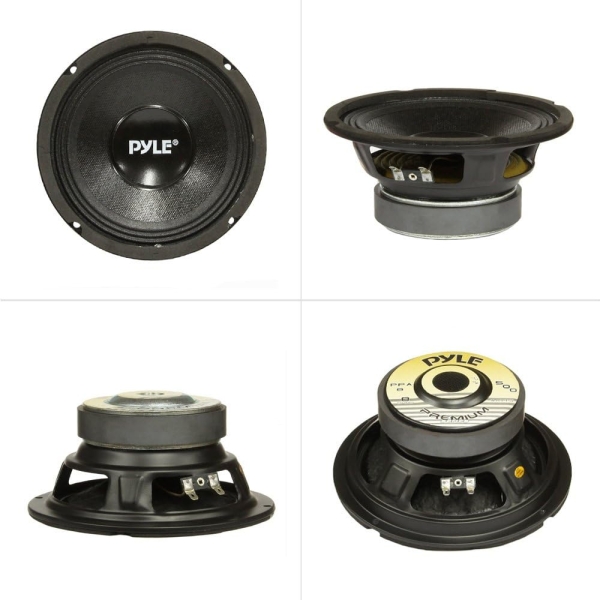 Pyle 8 Inch Car PA Woofer - 500 Watt High Powered Car Audio Sound Component - Image 2