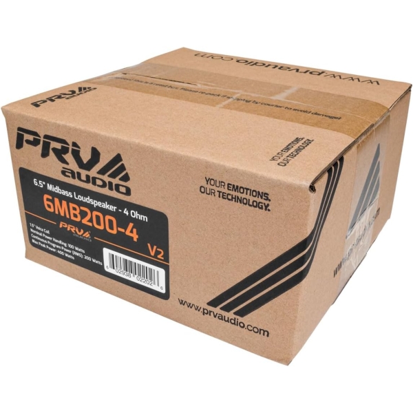 PRV AUDIO 6.5 Midbass Speaker 6MB200-4 v2 4 Ohms - 200 Watts 93.5 dB 1.5" Voice - Image 6