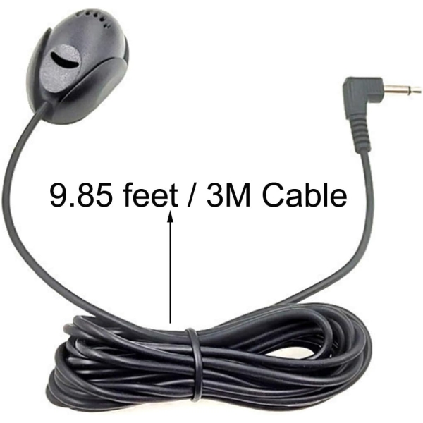 Car Microphone 3.5mm External Assembly Mic for Car Vehicle Head Unit Enabled - Image 4