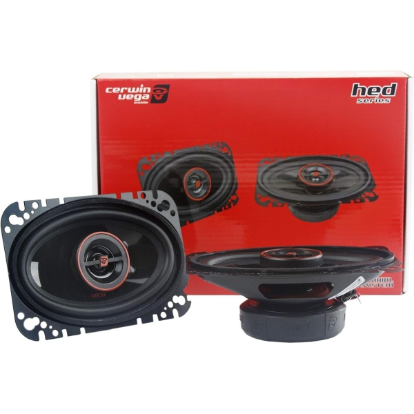 CERWIN-VEGA! HED Series 4"x6" 2-Way Coaxial Car Speakers, 4Ω, 30W RMS - Image 3