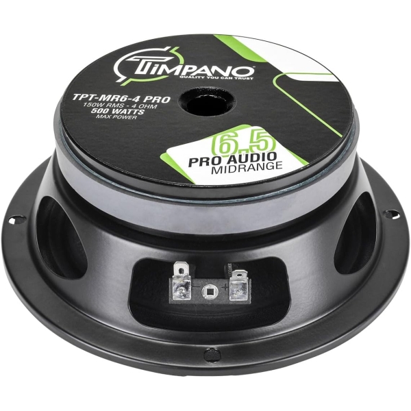 Timpano 6.5 Inch Shallow Midrange Speaker 500 Watts Max Power TPT-MR6-4 PRO - Image 4