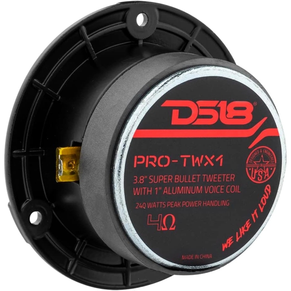 DS18 PRO-TWX1 Super Tweeter in Silver - 1", Aluminum Frame and Diaphragm, 240W - Image 7