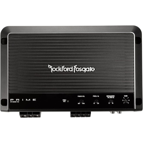 Rockford Fosgate R1200-1D Prime 1,200 Watt Class-D Mono Amplifier