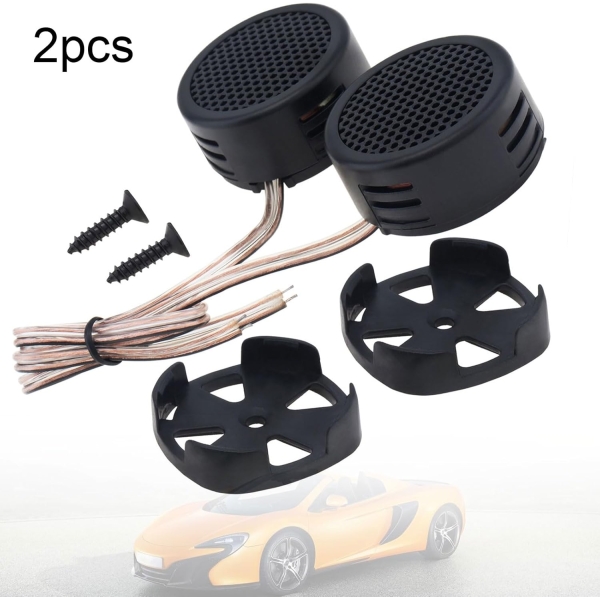 Car Tweeters, 2pcs 500W High Efficiency Mini Dome Tweeter Speakers for Car Audio - Image 7