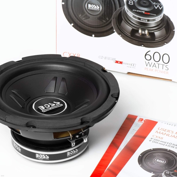 BOSS Audio Systems CXX8 8 Inch Car Subwoofer - 600 Watts Maximum Power - Image 6
