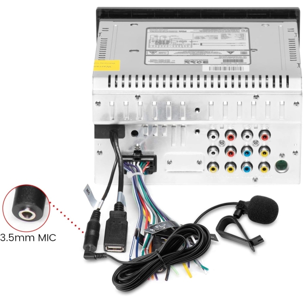 weishan 3.5mm Car Microphone 16ft External Assembly Mic Replacement - Image 5