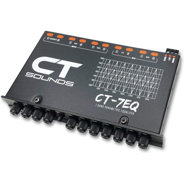 CT Sounds CT-7EQ 7 Band 1/2 Din Parametric Car Audio Equalizer - Image 4