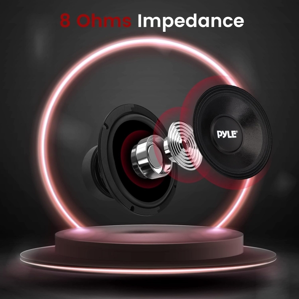 Pyle 8 Inch Car PA Woofer - 500 Watt High Powered Car Audio Sound Component - Image 5