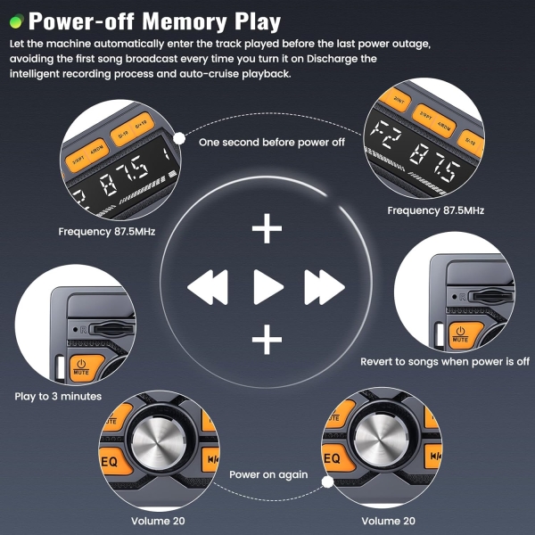 Single Din Bluetooth Car Radio Receiver Car Stereo| Car Audio with Emergency - Image 6