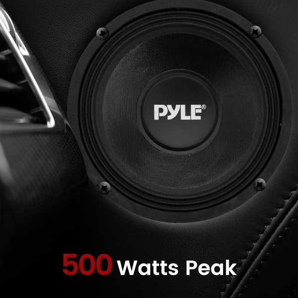 Pyle 8 Inch Car PA Woofer - 500 Watt High Powered Car Audio Sound Component - Image 3