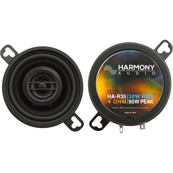 Harmony Audio HA-R35 Car Stereo Rhythm Series 3.5" Replacement 90W Speakers