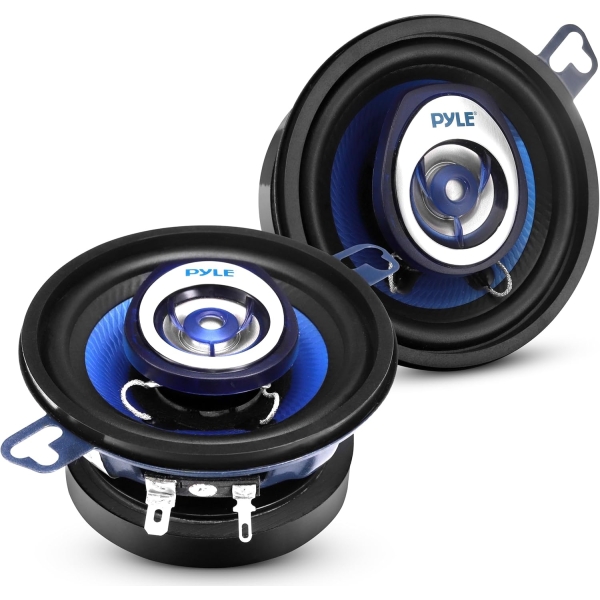 Pyle 2-Way Universal Car Stereo Speakers - 120W 3.5 Inch Coaxial Loud Pro Audio