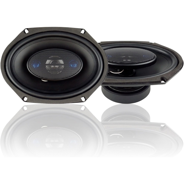 Blaupunkt 6 x 8-Inch 300W 4-Way Coaxial Car Audio Speaker, Set of 2