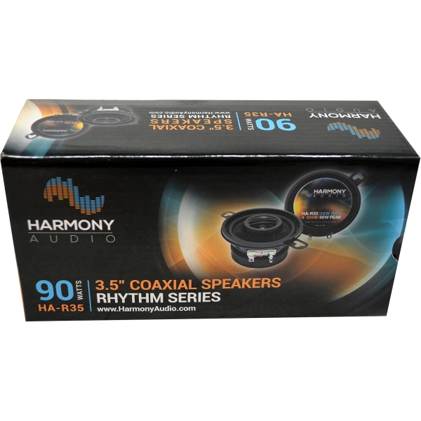 Harmony Audio HA-R35 Car Stereo Rhythm Series 3.5" Replacement 90W Speakers - Image 3