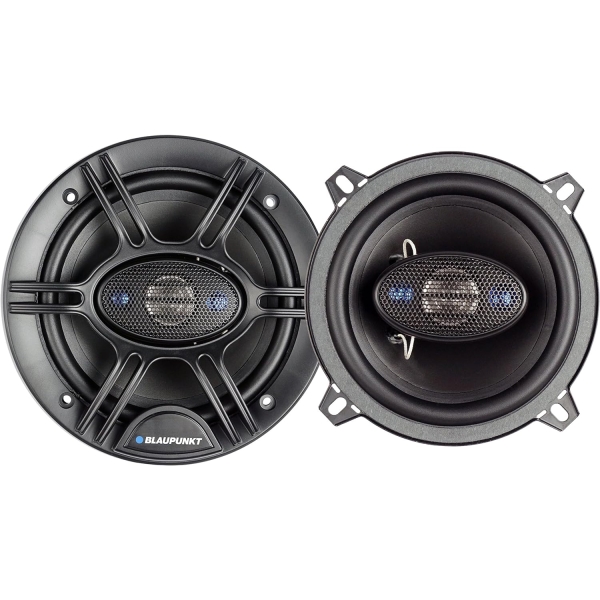 Blaupunkt 5.25-Inch 300W 4-Way Coaxial Car Audio Speaker, Set of 2