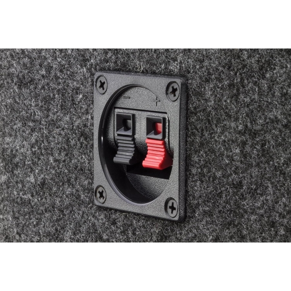 Scosche SE69KT 6x9 Single Car Speaker Enclosure with Gray Carpet, Assembly - Image 4
